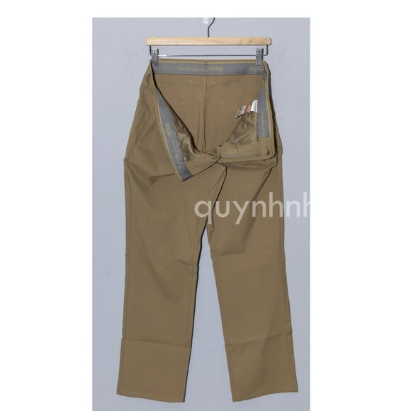 NWT Weatherproof Flex Flatfront  men pants in Tan - Picture 4 of 7